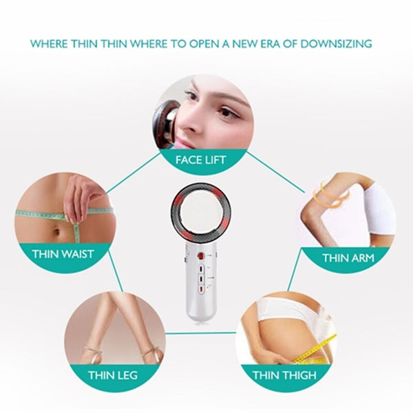 3 in 1 Ultrasonic Face Body Massager