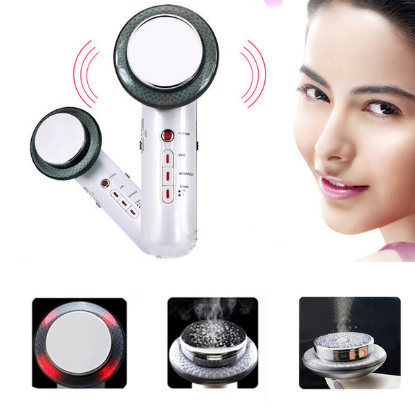 3 in 1 Ultrasonic Face Body Massager