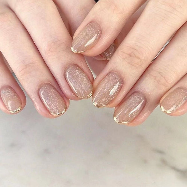 24Pcs Press On Nails With Glue