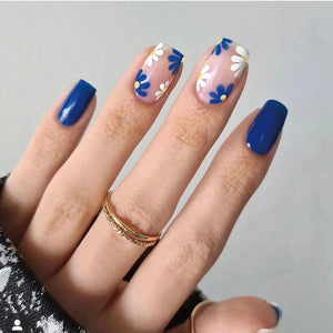 24Pcs Press On Nails With Glue