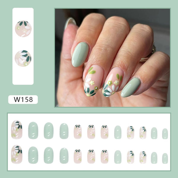 24Pcs  Press On Nails